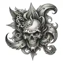 Hypocrite tattoo design idea