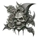 Hypocrite tattoo design idea