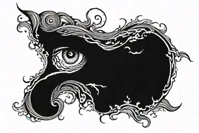 eye of the storm  tattoo design idea
