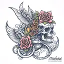 always working even when no one is watching tattoo design idea