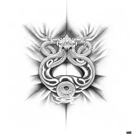 kudalini serpents  tattoo design idea