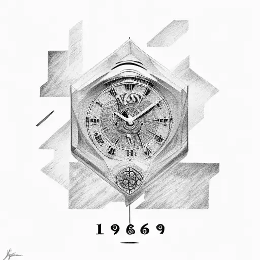 "legacy" inside of 1967 in roman numerals tattoo design idea