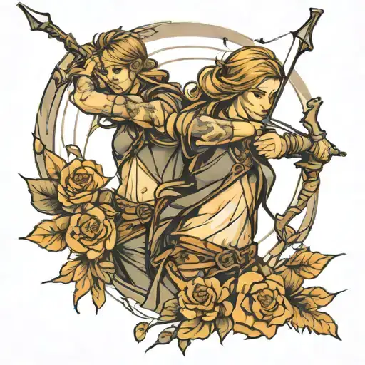 archers tattoo design idea