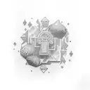 name Adriana with date 27/12/1985 tattoo design idea