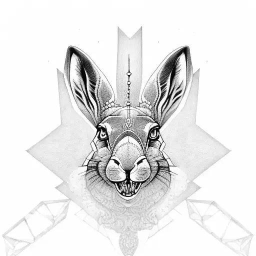 hares anubis tattoo design idea
