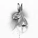 hares anubis tattoo design idea