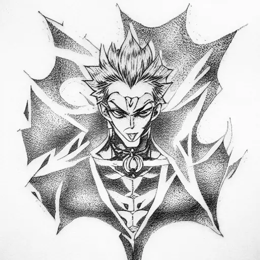 jojo bizarre adventure tattoo design idea