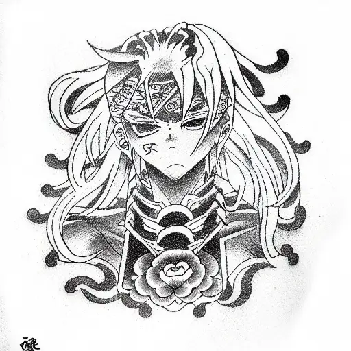 Anime JoJo tattoo design idea