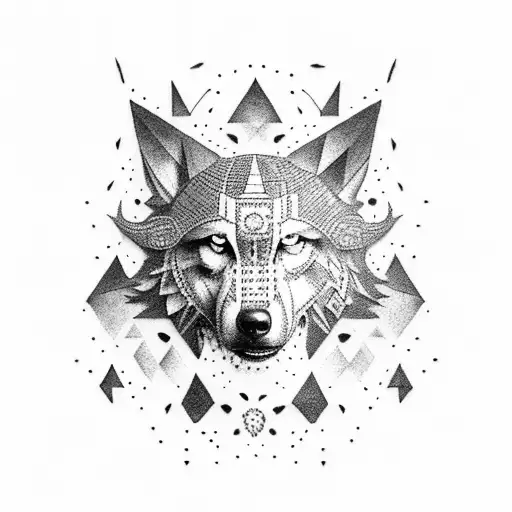 lobo tattoo design idea