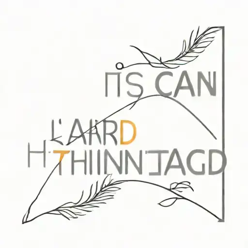 I can do hard things  tattoo design idea