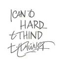 I can do hard things text tattoo design idea