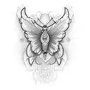 mariposa tattoo design idea