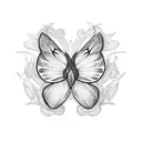mariposa tattoo design idea