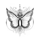 mariposa tattoo design idea