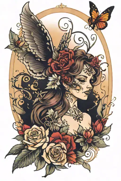Sarah Mathilde Laura Manuel Alecia tattoo design idea