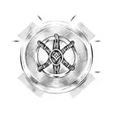 viking runes tattoo design idea