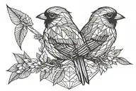sparrow tattoo design idea