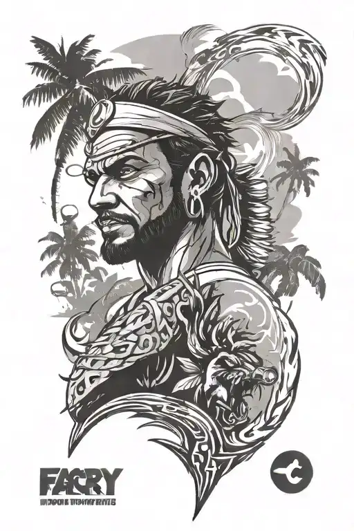 Far Cry 3 symbolism tattoo, Far Cry 3 plot, and Far Cry 3 references tattoo design idea