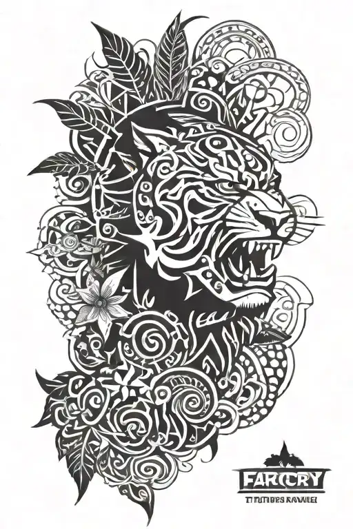 Far Cry 3 tatau tattoo design idea