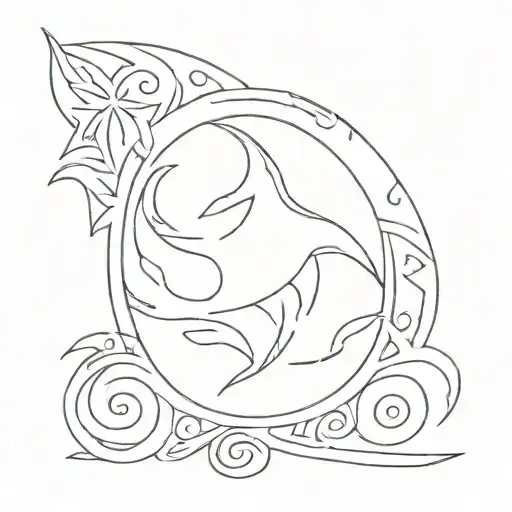 Tribal design incorporating elements from Far Cry 3 tattoo design idea