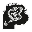 Tribal design incorporating iconic symbols from Far Cry 3 such as the tribal tattoo on the main character's arm tattoo design idea
