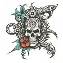 Incorporate video game elements into your tattoo design with a tribal tattoo inspired by Far Cry 3 themes tattoo design idea