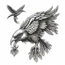 Combine elements of Far Cry 3 with the symbolism of a balance bird (Цапля - птица баланса) in a unique tattoo design tattoo design idea