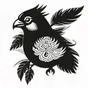 Combine elements of Far Cry 3 with the symbolism of a balance bird (Цапля - птица баланса) in a unique tattoo design tattoo design idea