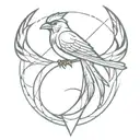 Combine elements of Far Cry 3 with the symbolism of a balance bird (Цапля - птица баланса) in a unique tattoo design tattoo design idea