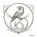 Combine elements of Far Cry 3 with the symbolism of a balance bird (Цапля - птица баланса) in a unique tattoo design tattoo design idea