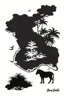 Create a jungle-inspired tattoo featuring elements from Far Cry 3 tattoo design idea