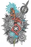 Tattoo secretly showing far cry 3 symbols and references to the game tattoo design idea