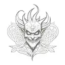 hatchet man icp hachetman small tattoo design idea