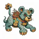 Teddy Bonnie tattoo design idea