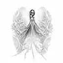 corpse bride  tattoo design idea