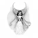 corpse bride  tattoo design idea