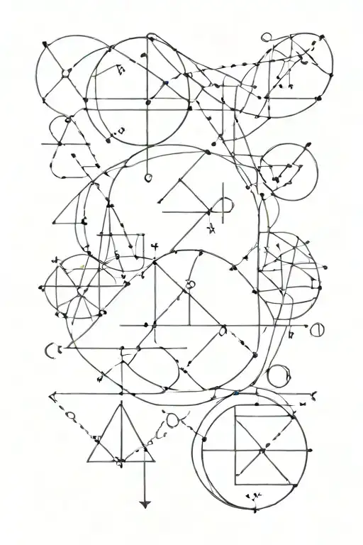 math themed tatoo tattoo design idea