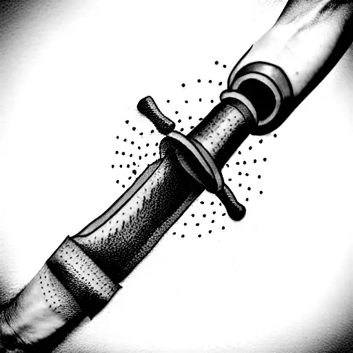 cannon tattoo design idea