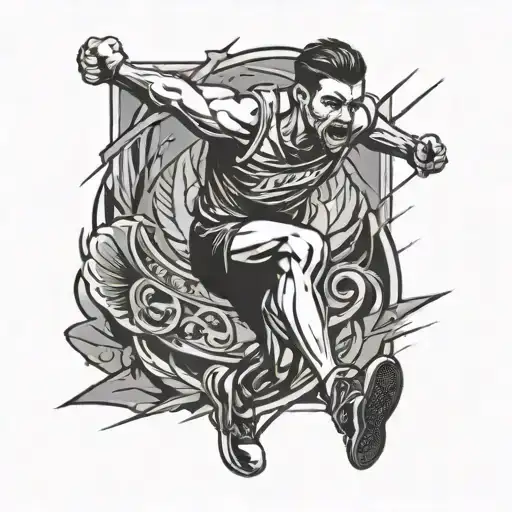 Track and Field  tattoo design idea