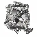 Track and Field  tattoo design idea