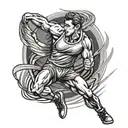 Track and Field  tattoo design idea