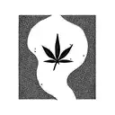 420 puff tattoo design idea