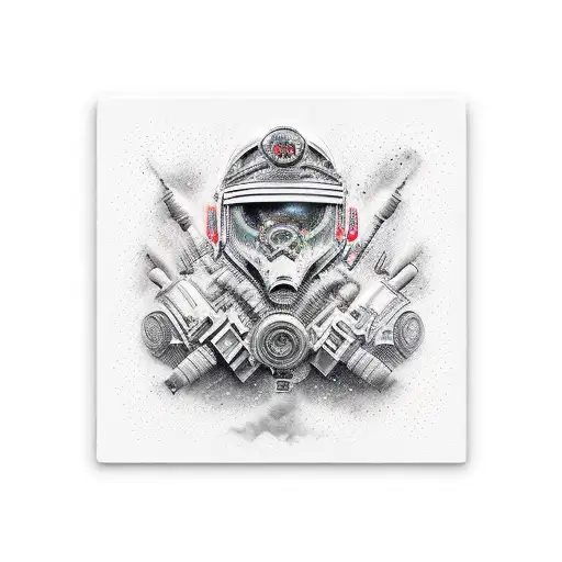 father and kids  tattoo design idea