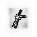 guns and 2nd amendment  tattoo design idea