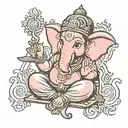 ganesha tattoo design idea