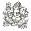 ganesha tattoo design idea