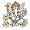 ganesha tattoo design idea