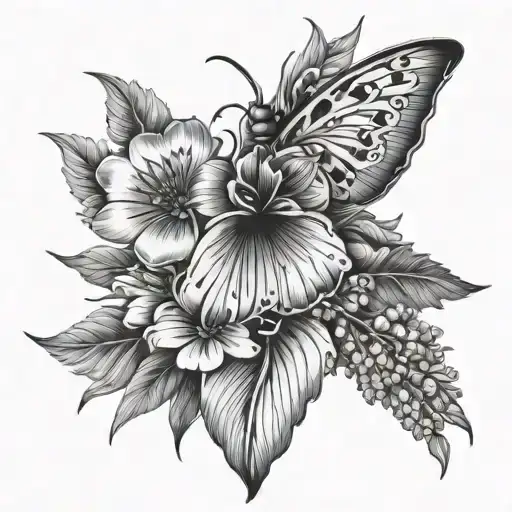 heather tattoo design idea