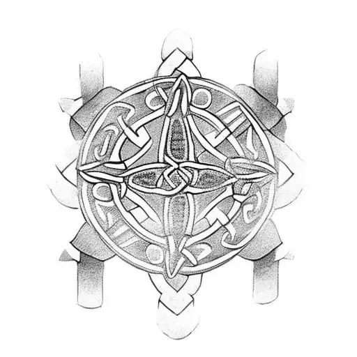Celtic Lego band  tattoo design idea