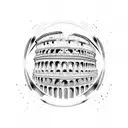 Colosseum tattoo design idea